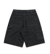 26SS★ Mushroom Stitch Bermuda Denim Pants