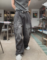 Rex Cargo Parachute Denim Pants