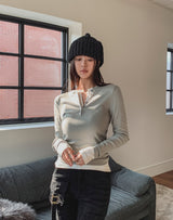 Methi Button Henley Long Sleeve