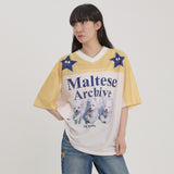 マルチーズ アーカイブ メッシュ ジャージー ハーフスリーブ Tシャツ