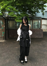 リボンストラップビスチェトップ