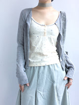 Dawn Star button sleeveless
