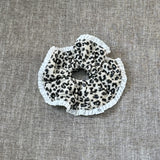scrunchie corduroy leopard_ivory