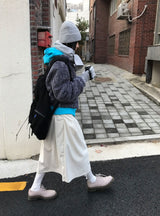 PLUSH HIGH-NECK JUMPER