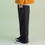 Nylon Span 4 Way Zip Pants - NAVY