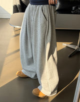 [PROMOTION] フロントツータックワイドスウェットパンツ(5color)