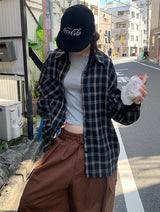 SLOW TWO-WAY CHECK SHIRT (2C)