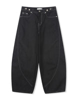 (UNISEX) Curve Non-fade Denim Pants