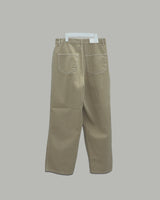 Chiro Stitch Cotton Pants (Beige)