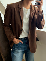 Suede over blazer(3color)