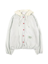 SEERSUCKER HOODY SHIRT (STRIPE)