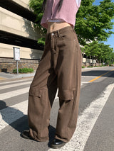 ポイントバッククリップワイドパンツ (3C)