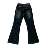 DENY 2-BUtton Fade Wash Hidden Band Bootcut Long Pants 