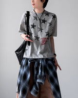 Aster Crop Half Sleeve