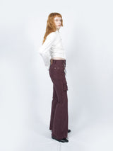 クロップダブルカラーシャツ (White)