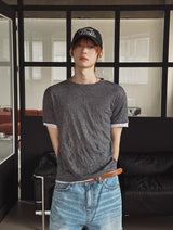 イーブン リンクル レイヤード ショートスリーブ Tシャツ