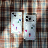 [MADE] Snowman’s Winter Pieces - Frosted Jelly Case