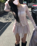 ツアーズssスナップクロップレザーjk