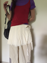Dura Pleats Wrap Skirt (2color)