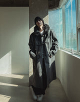 Free Raccoon Hood Duffle Coat