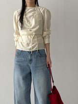403 Catbrush Wide Denim Pants