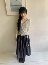 Izumo Diagonal Unbalance Summer Cardigan