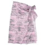 COLLECTION PRINTED WRAP SKIRT [PINK]