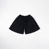 FAITH FADE Noir - Basic Wide Bermuda Pants
