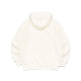 CHROME OVAL LOGO HOOD TEE-IVORY