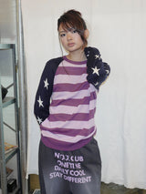 STAR STRIPE KNIT NAVY
