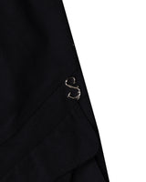 Metal Cotton Cargo Pants Black
