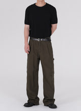 PINTUCK CARPENTER WORK PATCH PANT'S