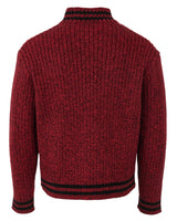Mwoong Italy Wool Cashmere Knit Zip-up(RED)