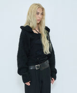 2WAY HOODED MUFFLER KNIT
