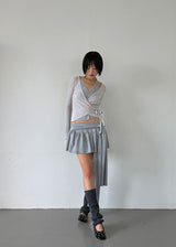 FLARE TIE SKIRT