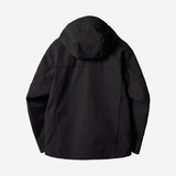 3 Layer Hard Shell Mid-Jacket - BLACK