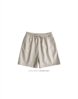 [S/S] レザーバンディングハーフパンツ(4color)