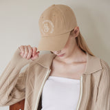 ラウンドロゴボールキャップ  (Sand Beige)