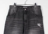 DOUBLE POCKET WIDE DENIM