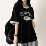 weat coloring short-sleeved T-shirt