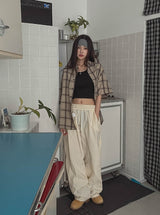 ブレンドステッチバルーンバンディングパンツ