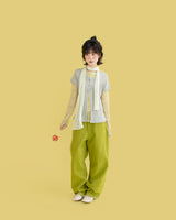 Vivid color pants (green)