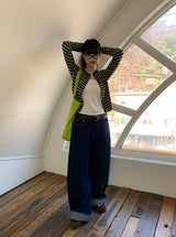 Halsey Stripe Knit Cardigan