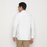 Tooru Men's 長袖シャツ ホワイト