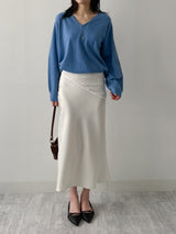 Gomez Satin Mermaid Long Skirt
