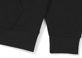 Scenery Graphic Half Zip-Up Hoodie【BLACK】