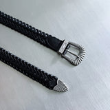 Interwoven Leather Belt