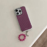 dot silver bumper case [purple]