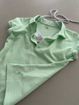 dancing orchid standard slim-fit PK T-shirts (tropical green) 2sizes