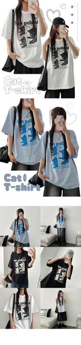 Luhin Cats Short Sleeve T-shirt